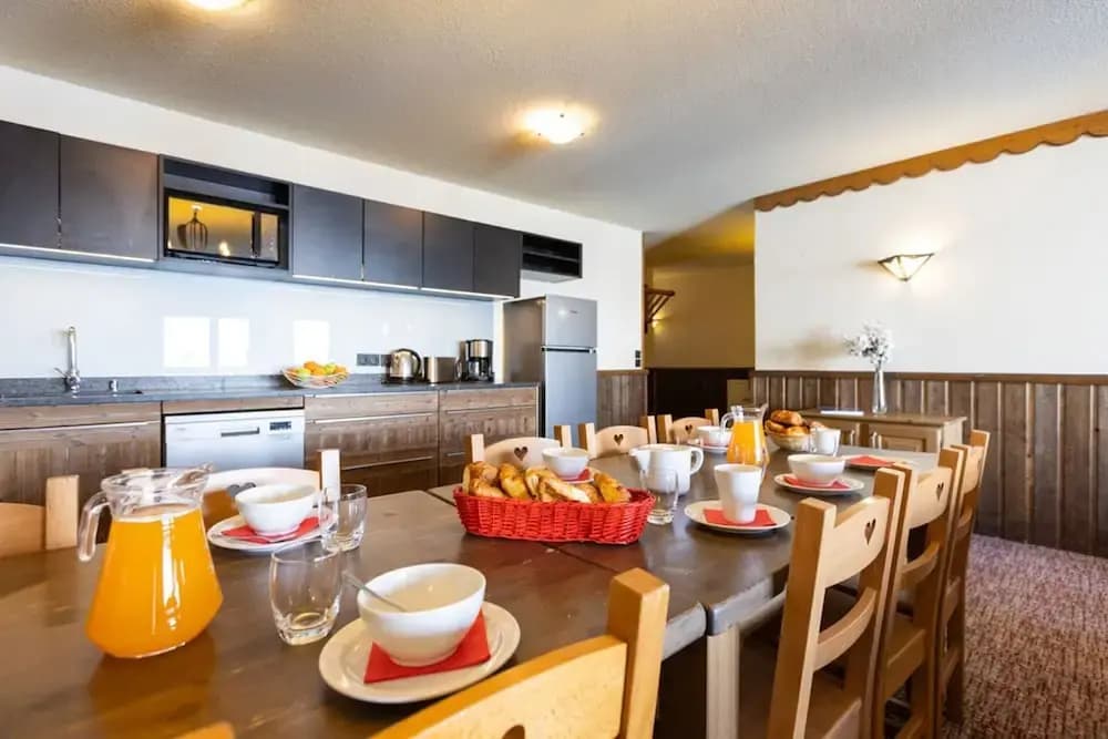 Apartment With Fireplace and Wi-fi in Arc 2000 - Miniature 6