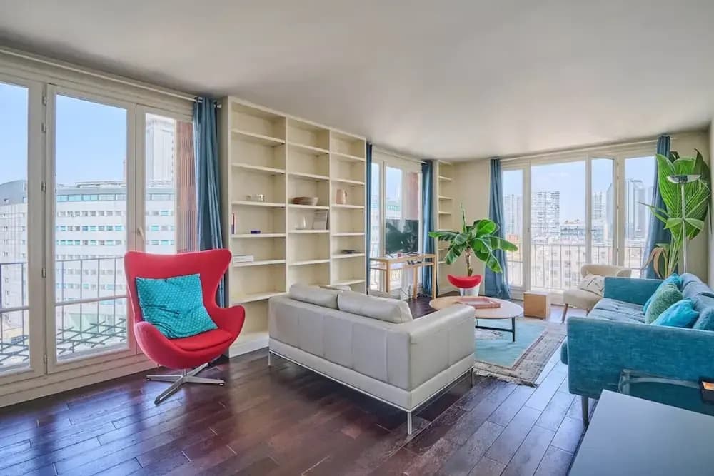 Sublime 2 Bedroom Flat Quai de Seine Eiffel Tower - Miniature 7