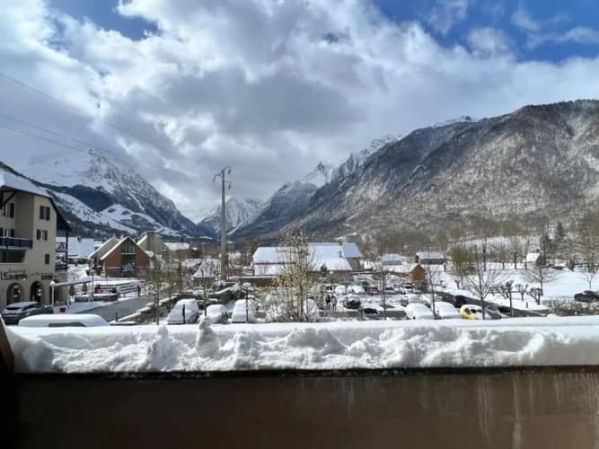Appt hyper-centre Loudenvielle 4pers Terrasse Sud vue montagne