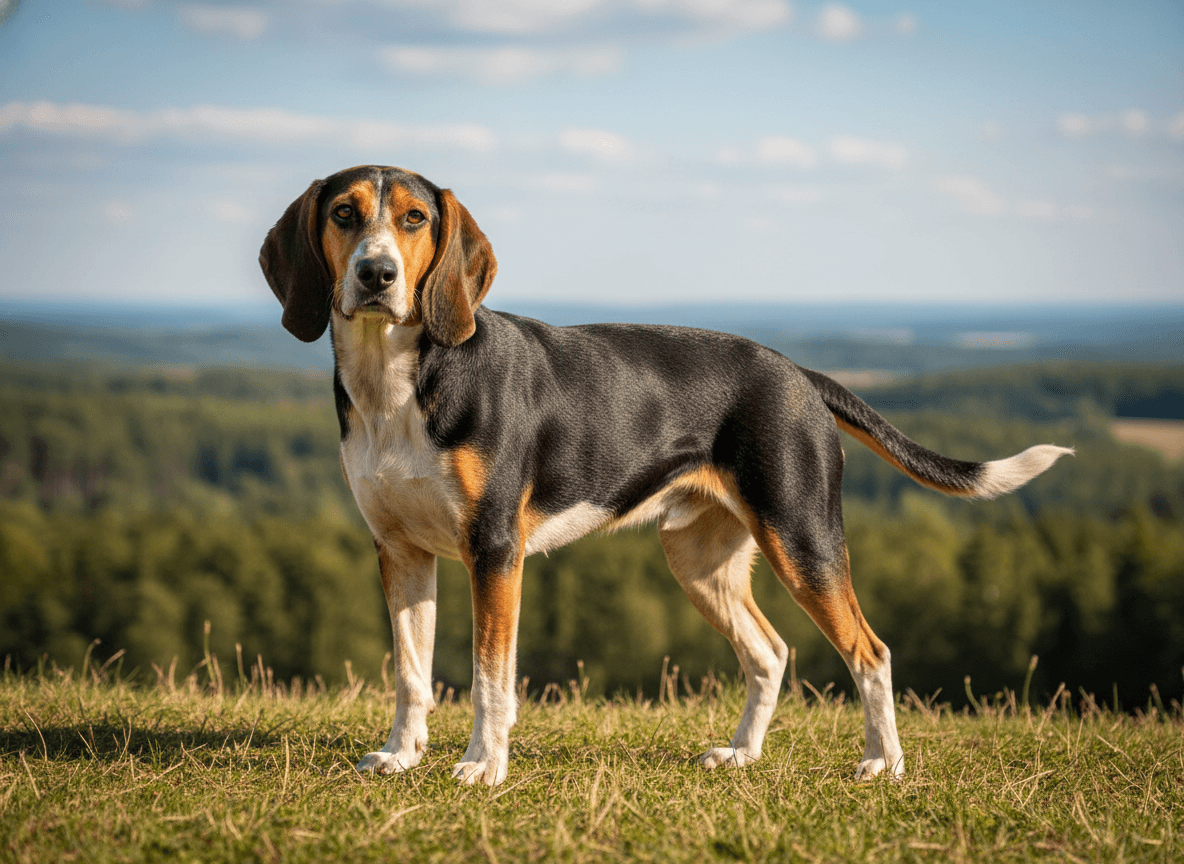 Photo d'un Chien Courant Tricolore Serbe adulte