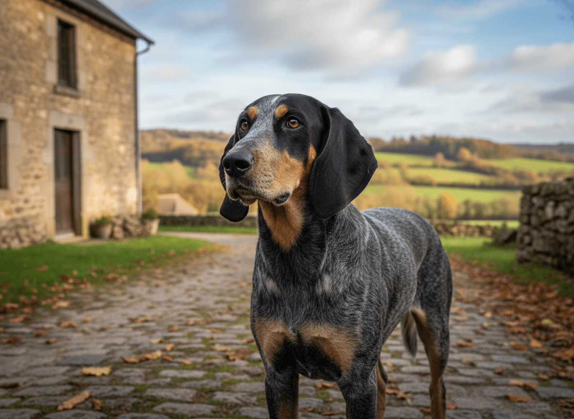 Photo d'un Petit Bleu de Gascogne adulte