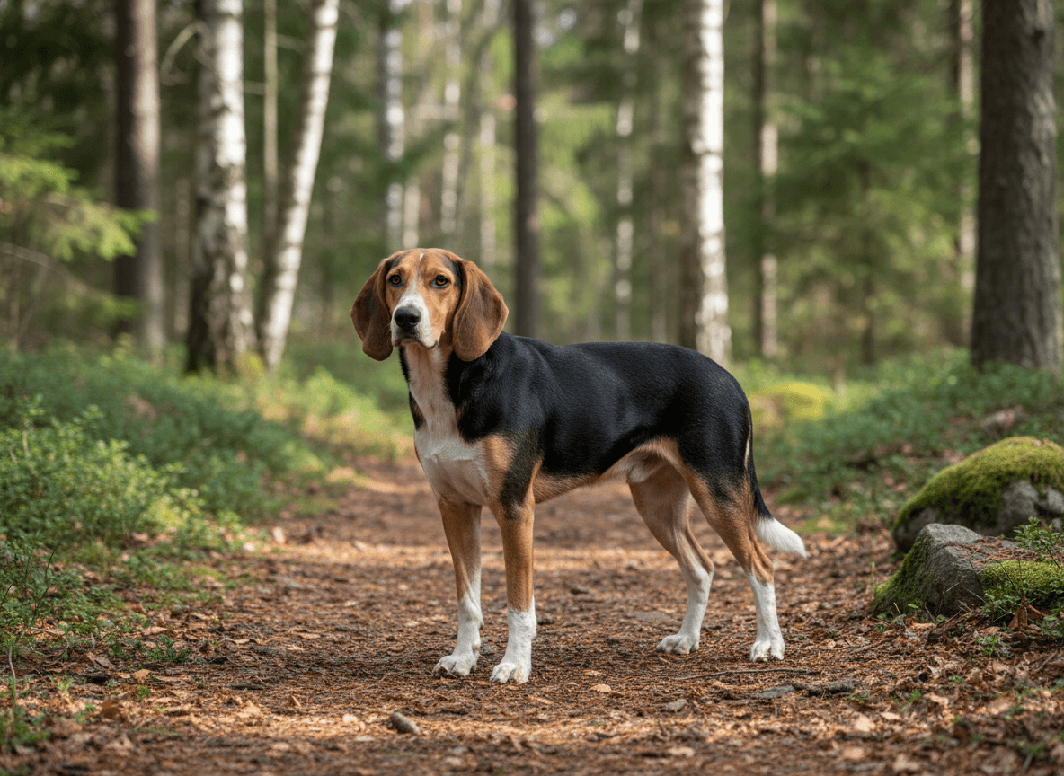 Photo d'un Chien Courant Finnois adulte