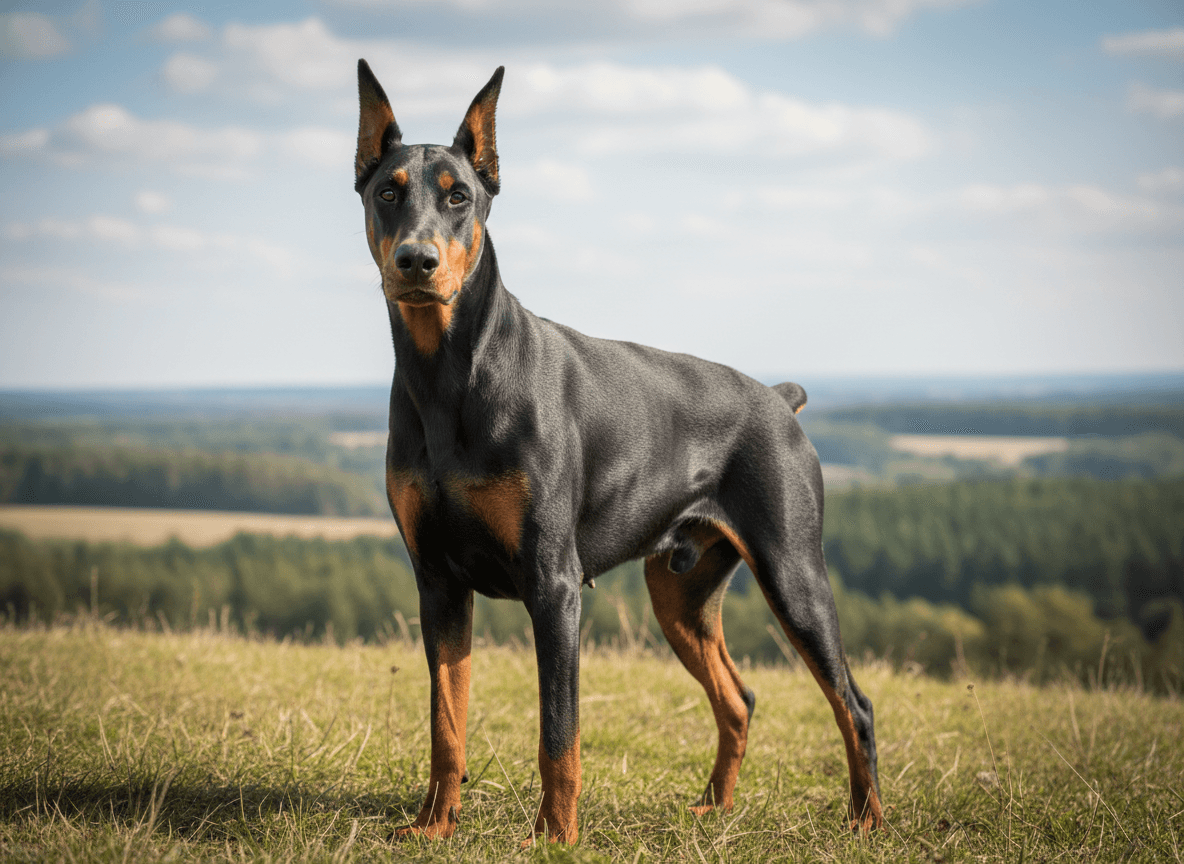 Photo d'un Doberman adulte