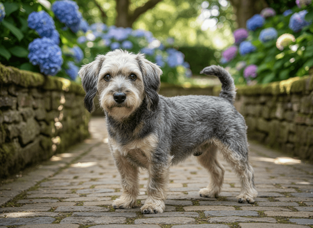 Photo d'un Dandie Dinmont Terrier adulte