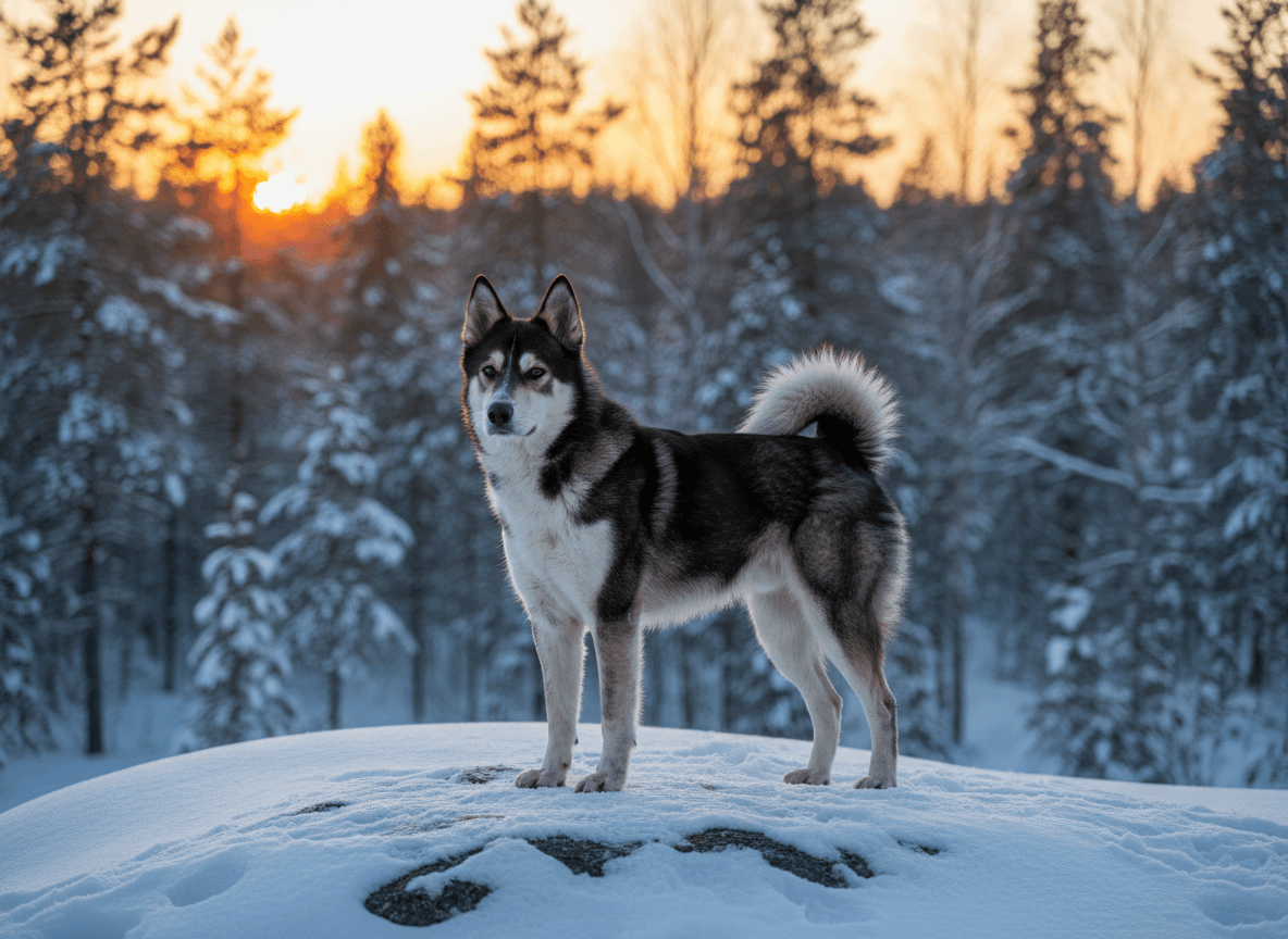 Photo d'un Laïka Russo-Européen adulte