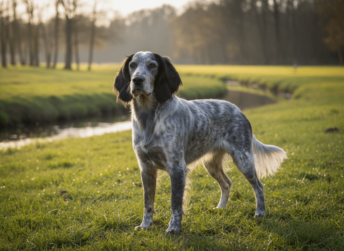 Photo d'un Épagneul Bleu de Picardie adulte