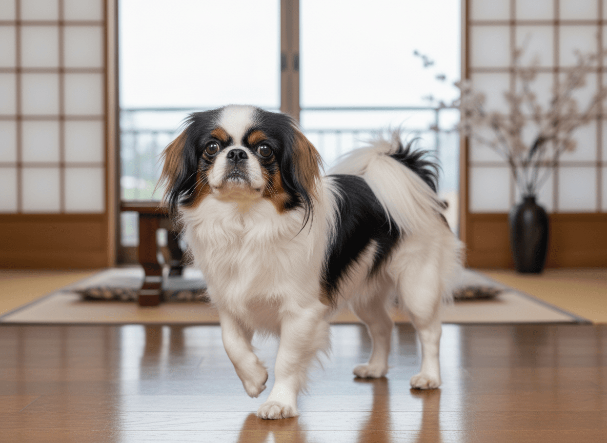 Photo d'un Chin Japonais adulte