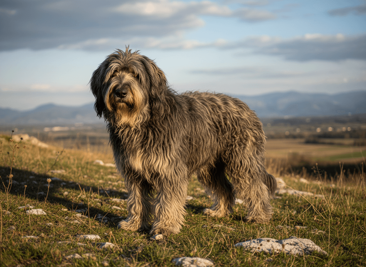 Photo d'un Berger Bergamasque adulte
