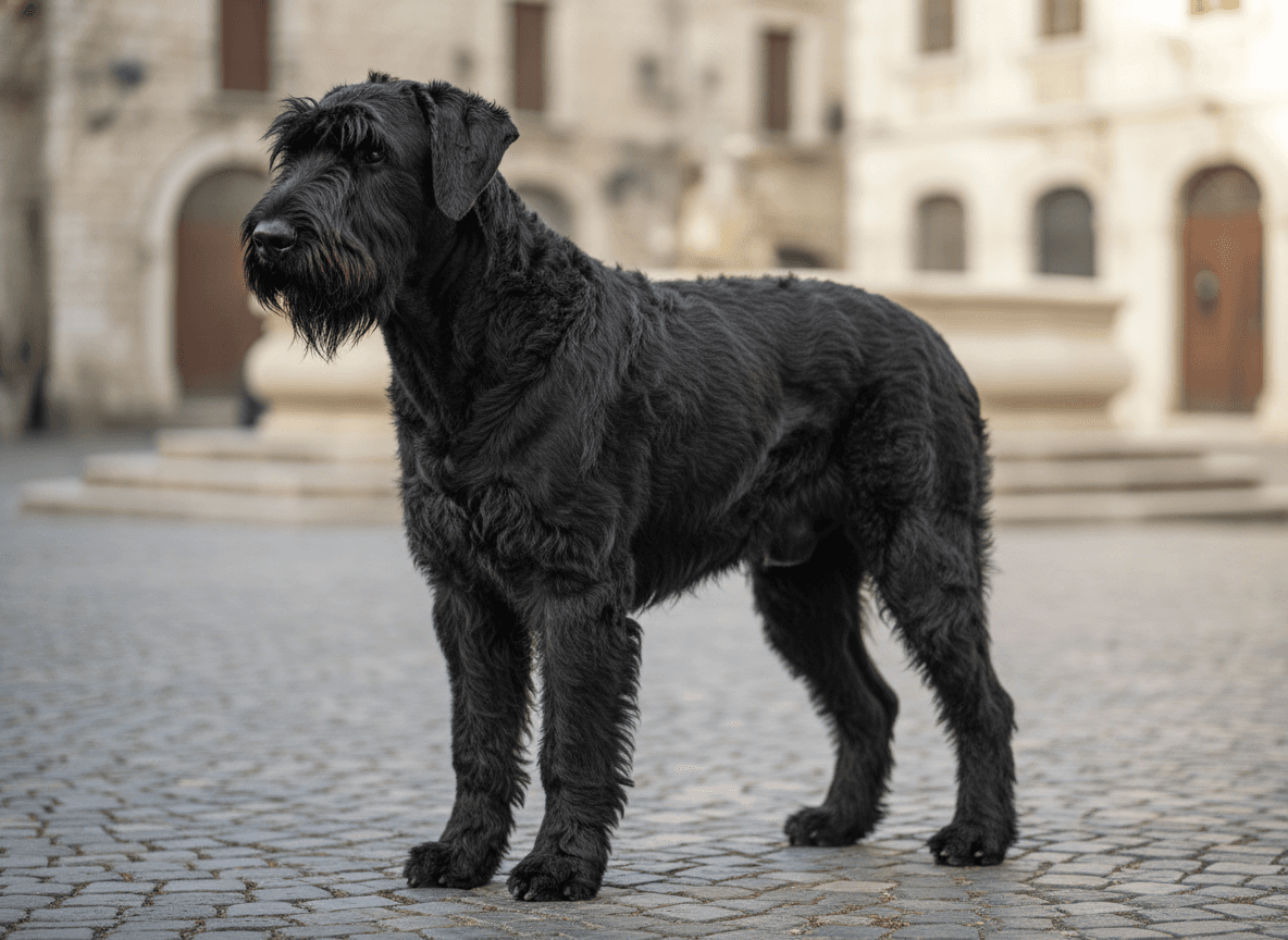 Photo d'un Terrier Noir Russe adulte