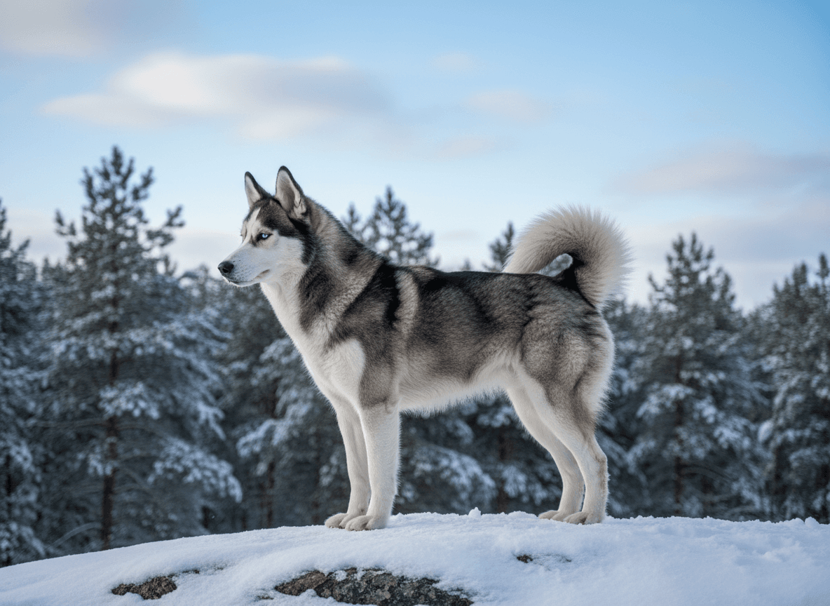 Photo d'un Husky Sibérien adulte
