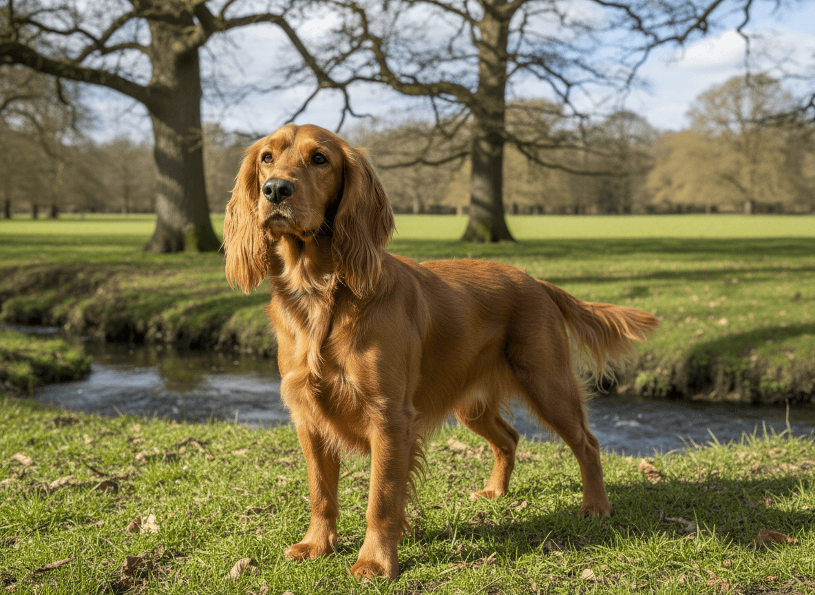 Photo d'un Sussex Spaniel adulte