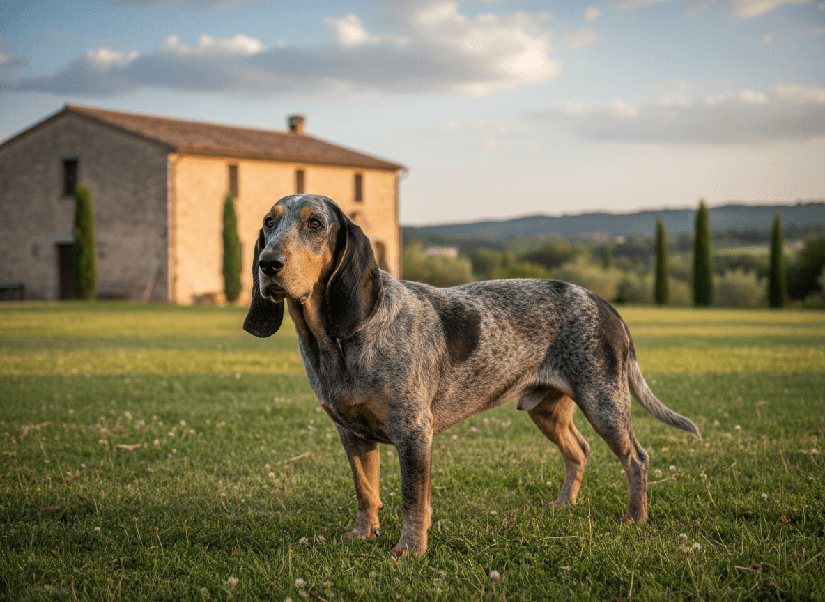 Photo d'un Basset Bleu de Gascogne adulte