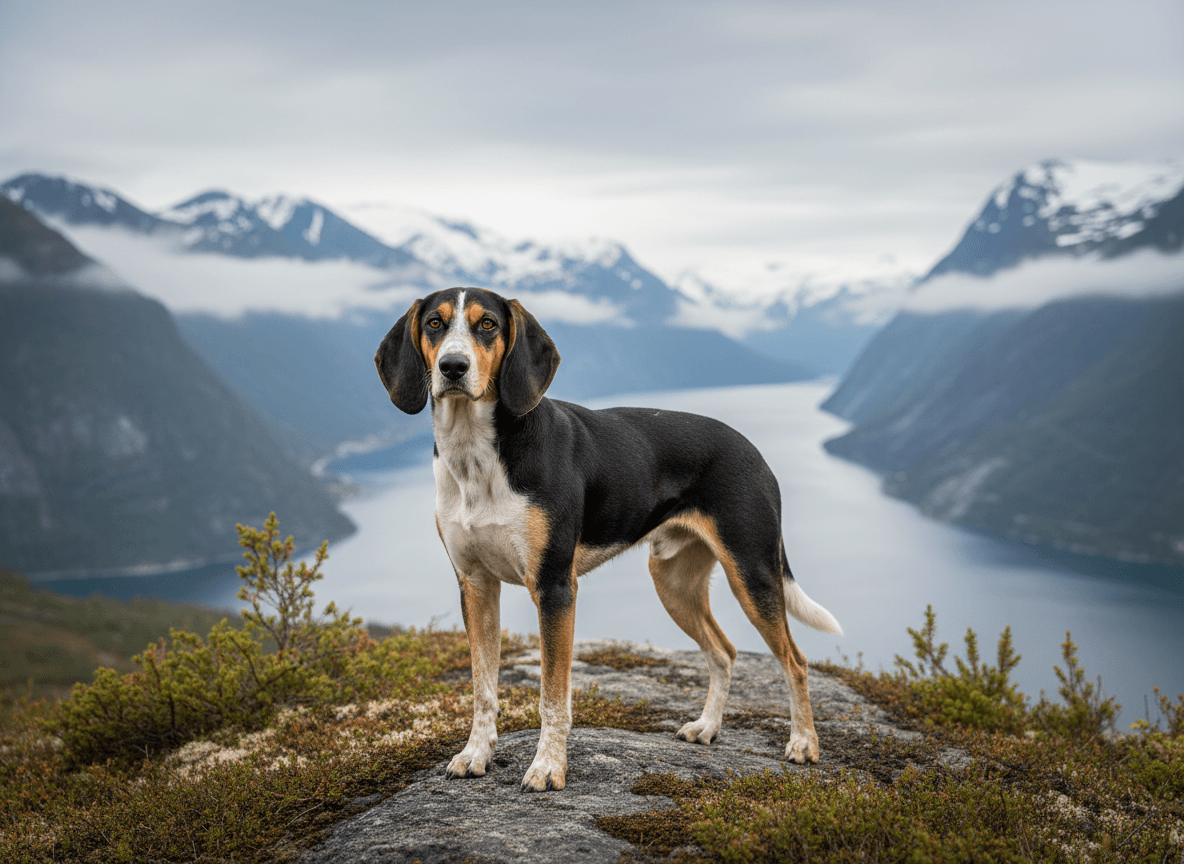 Photo d'un Chien Courant Norvégien adulte