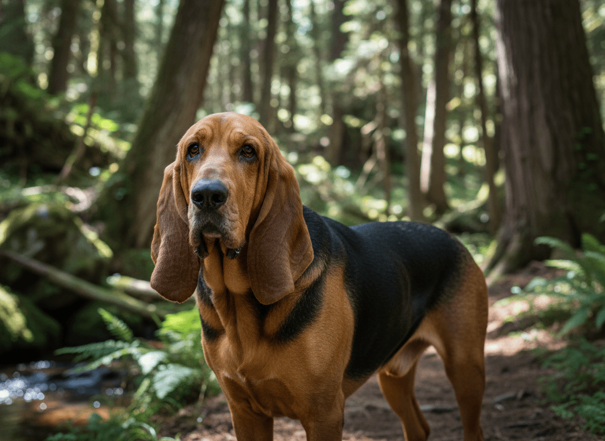 Photo d'un Chien de Saint-Hubert adulte