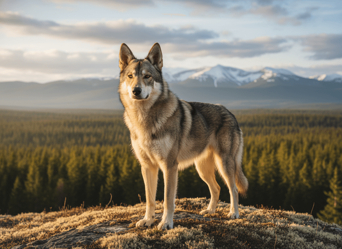 Photo d'un Chien-Loup de Saarloos adulte