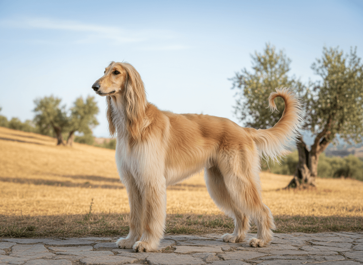 Photo d'un Lévrier Afghan adulte
