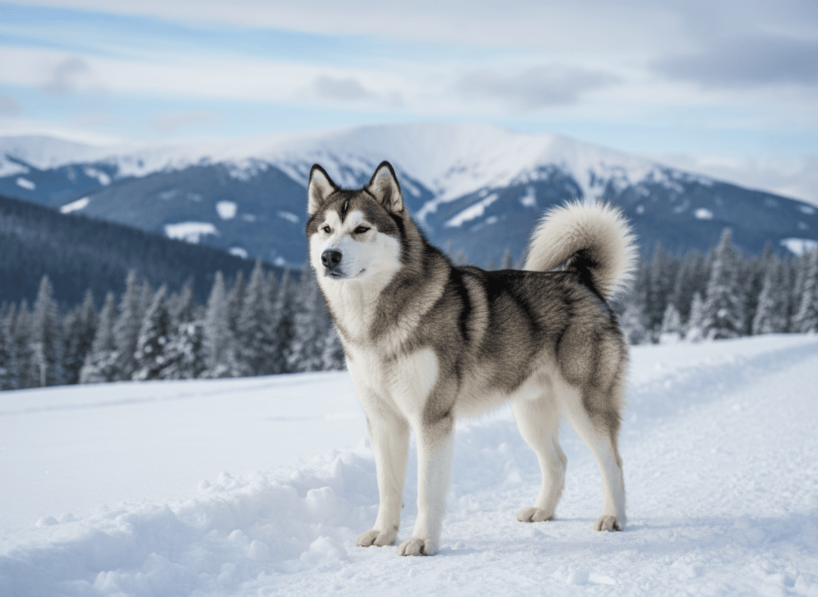 Photo d'un Malamute de l'Alaska adulte