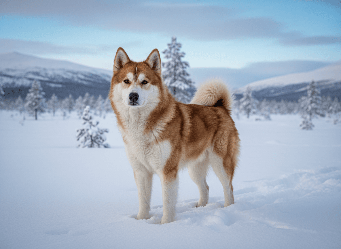 Photo d'un Laïka de Iakoutie adulte