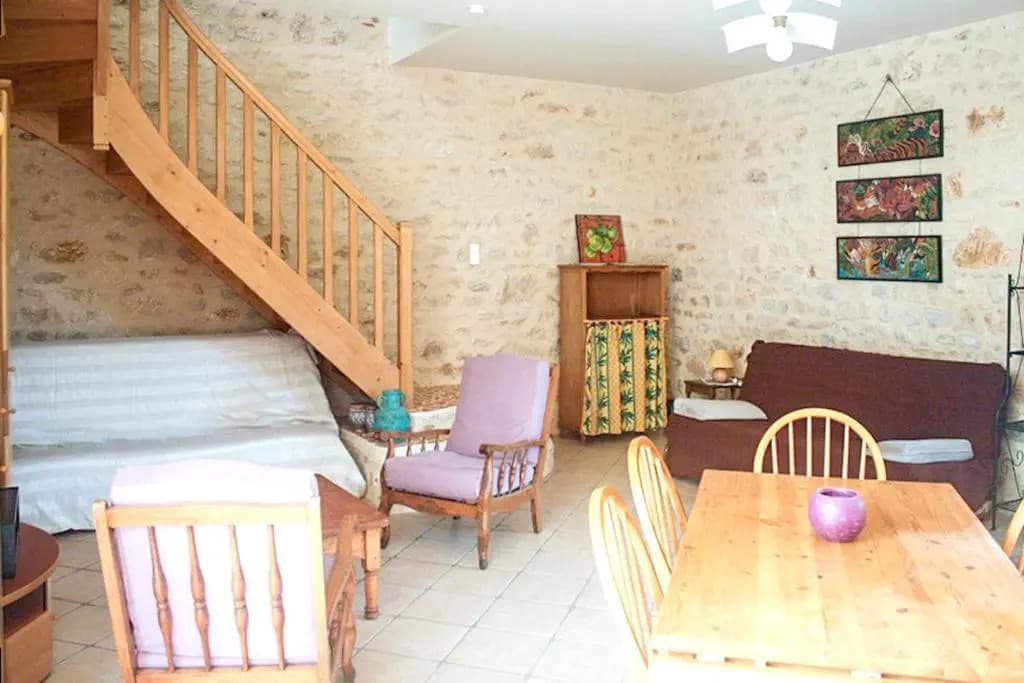 Maison de 2 chambres avec piscine partagee jardin clos et wifi a Duravel - Photo 1