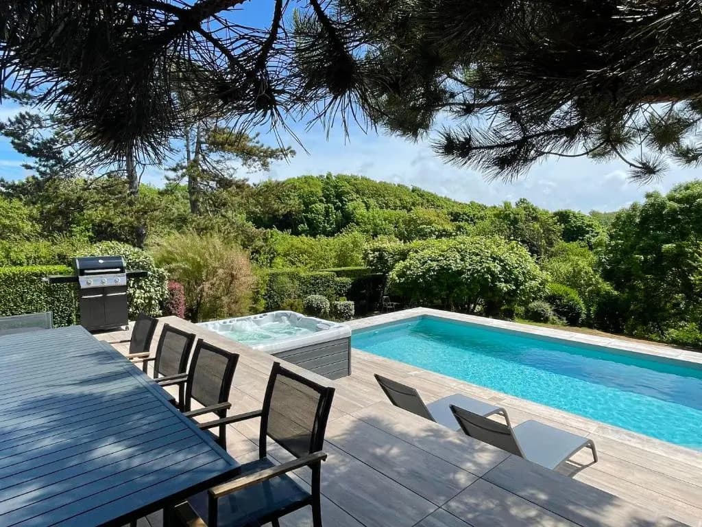 Superbe maison avec piscine et jacuzzi dans les dunes - Photo 1