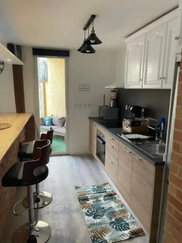 Appartement en rez de jardin tout équipé