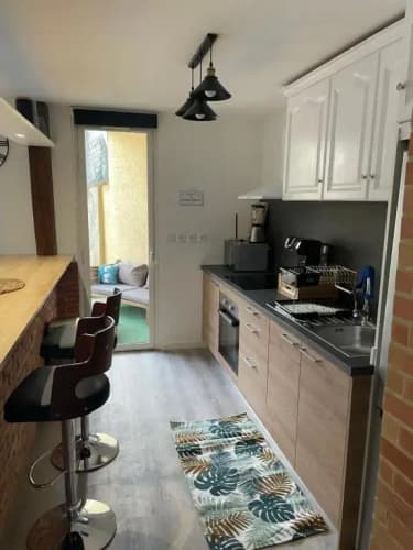 Appartement en rez de jardin tout équipé