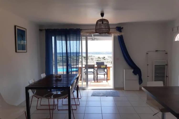 Maison avec vue sur la mer et avec piscine à Fitou