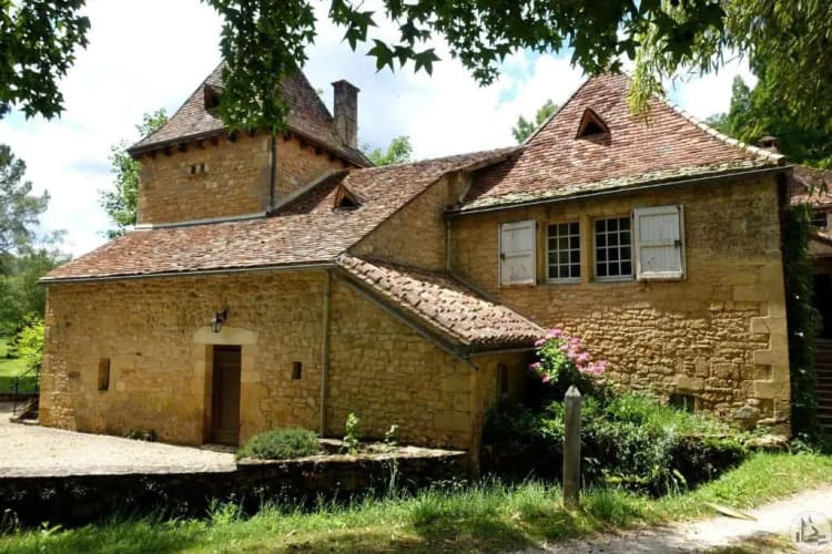 Moulin de l'Enéa, XVIIème, vue rivière et sur beau parc aboré 2,2 hectares.